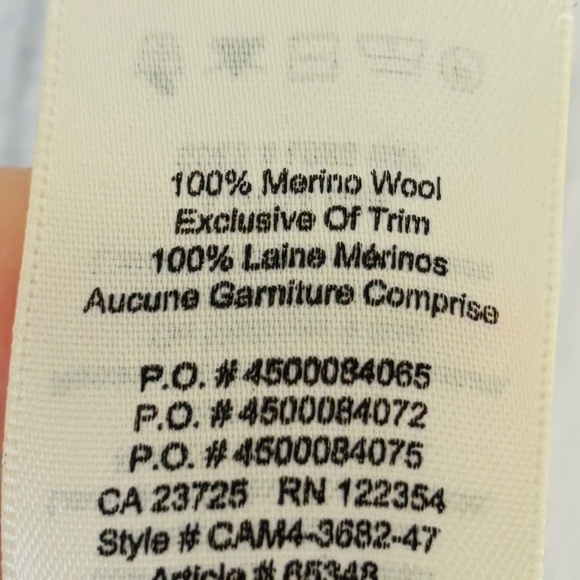 Aritzia Wilfred Merino Wool Grey Minimalist Lonell Sweater Sz CS - Picture 10 of 12